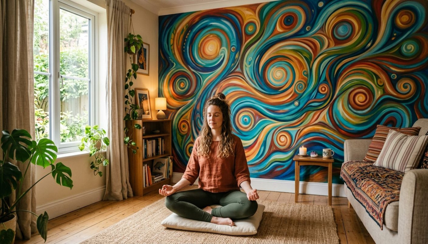 Comment les fresques vibratoires influencent-elles le bien-être intérieur ?